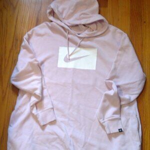 Oversized Nike hoodie sweatshirt dress size Large